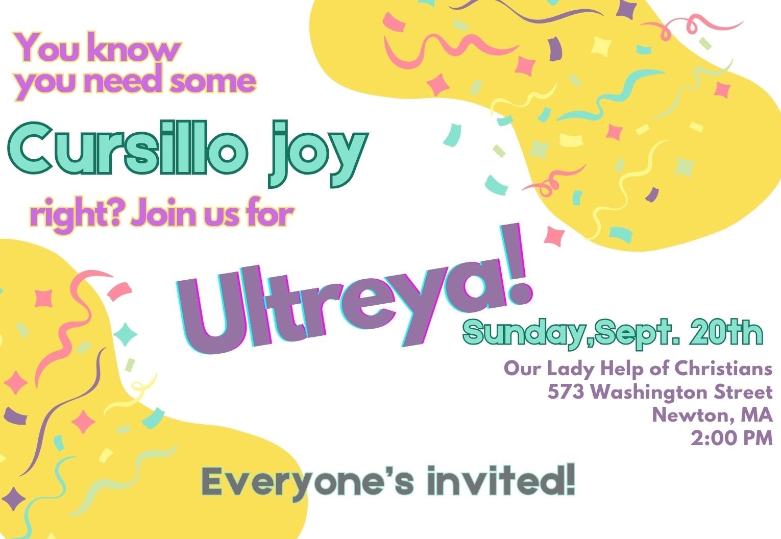 Fall Ultreya